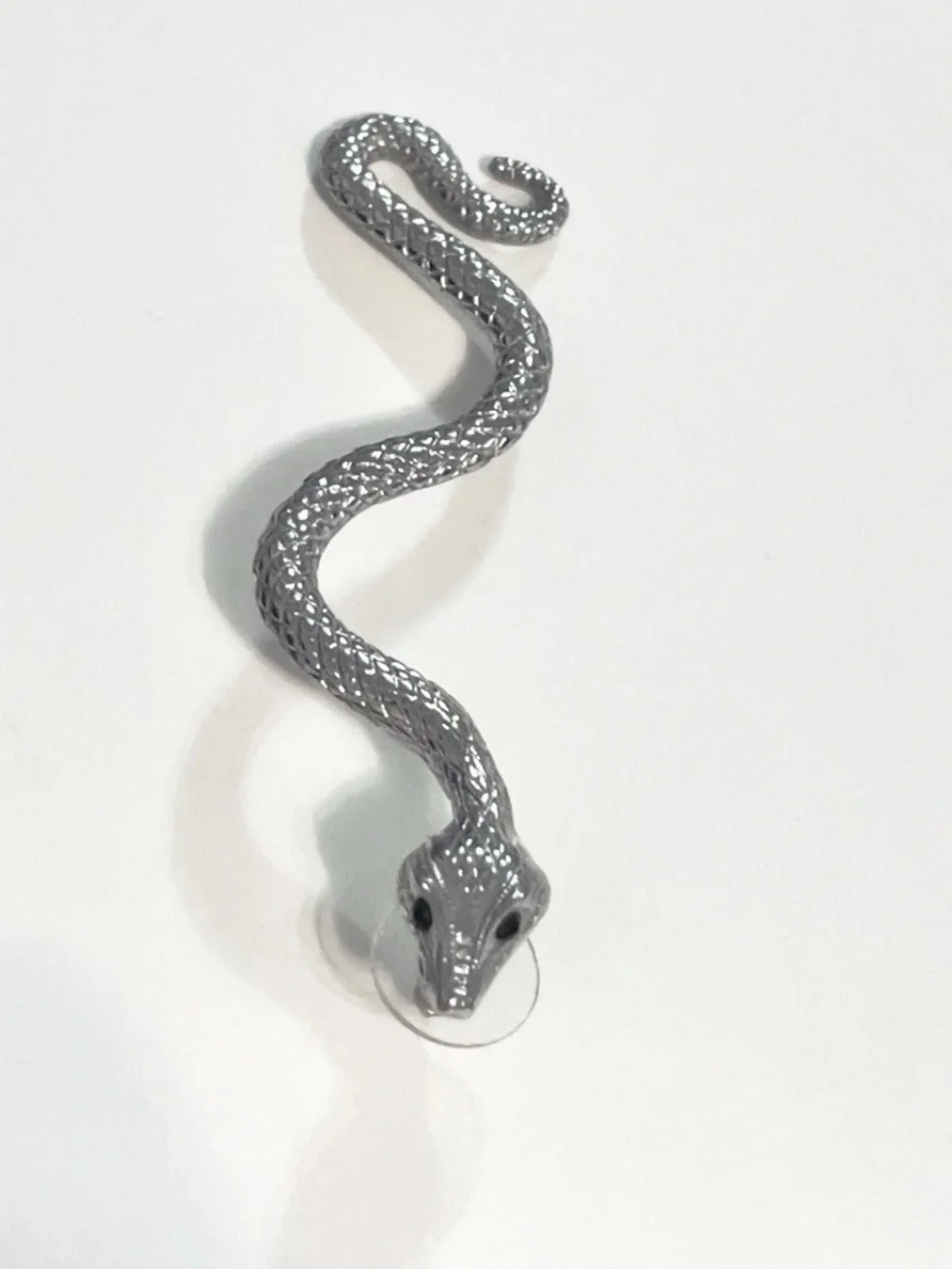 silver winding SNAKE serpent Pin Brooch